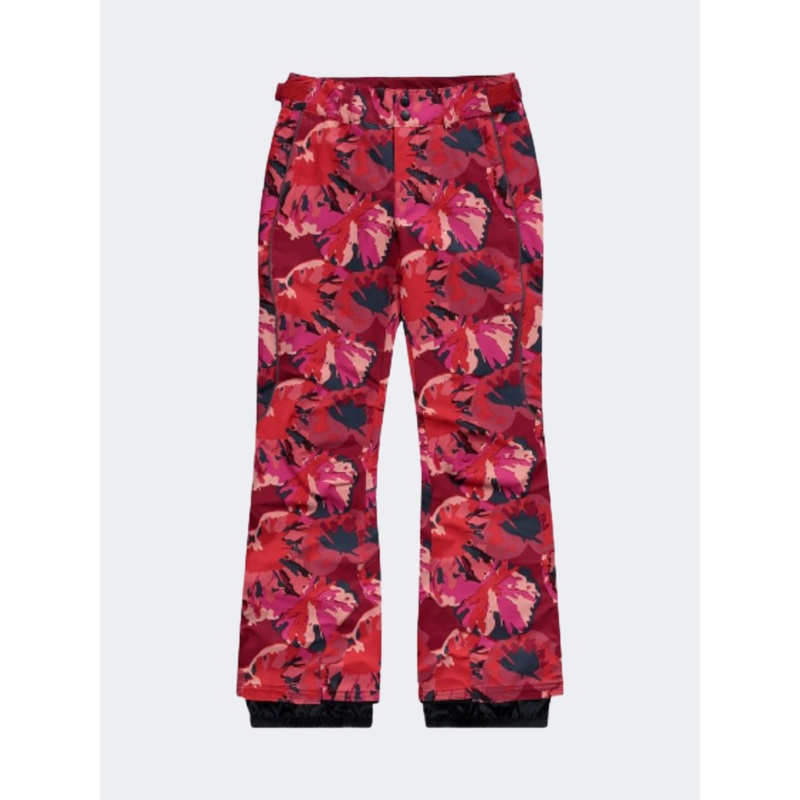 O'Neill Charm All Over Print Girls Skiing Pant Red/Pink