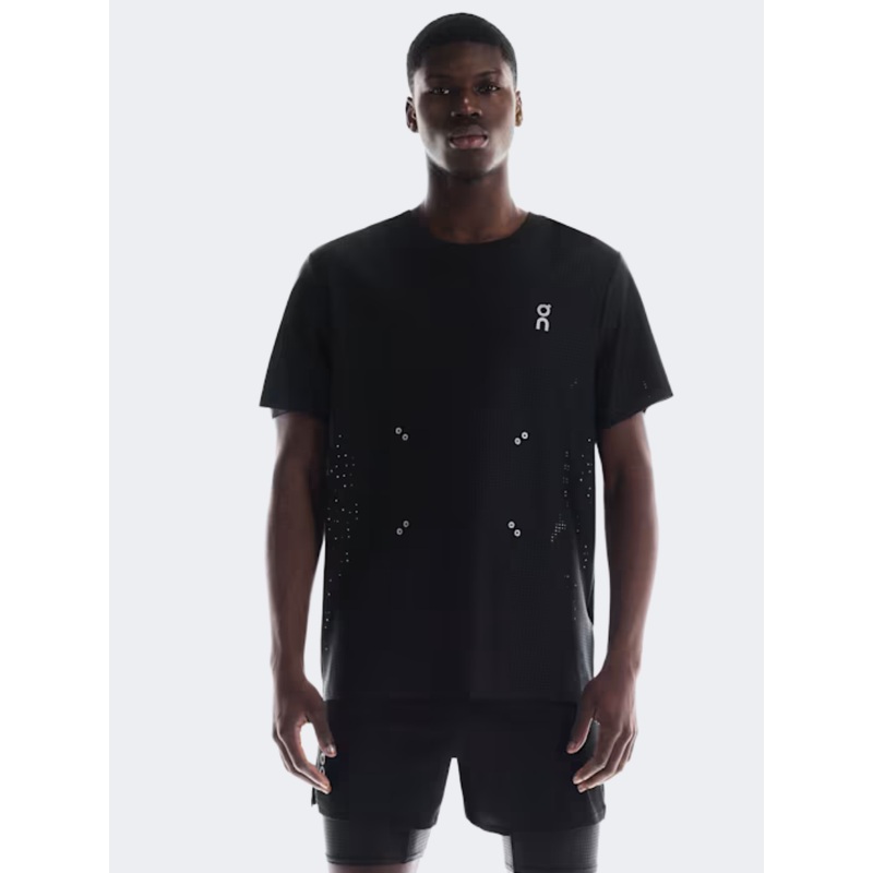 On Pace Men Running T-Shirt Black