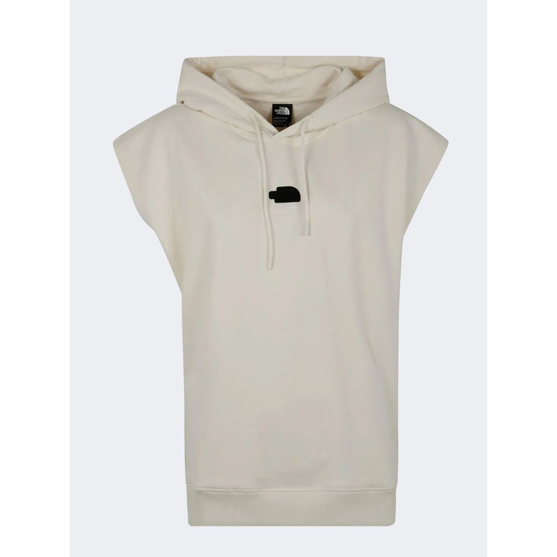 The North Face Relaxed Women Lifestyle Hoody White Dune