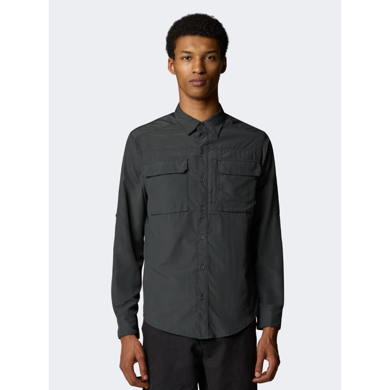 The North Face Sequoia Men Lifestyle Shirt Asphalt Grey/Npf