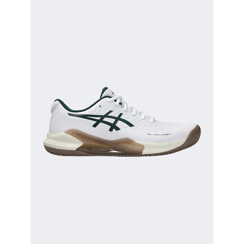 Asics Gel Challenger 14 Clay Men Tennis Shoes White/Saxon Green