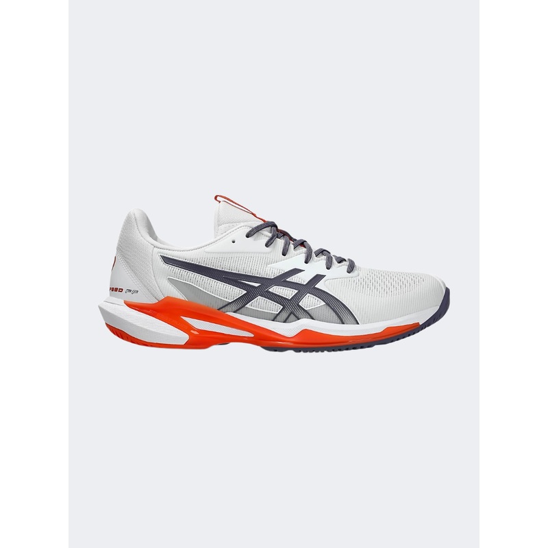 Asics Solution Speed Ff 13 Men Tennis Shoes White/Greyish Purple