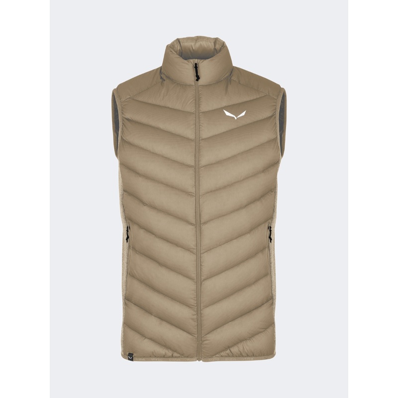 Salewa Fanes Sarner Down Hybrid Men Hiking Vest Quick Sand