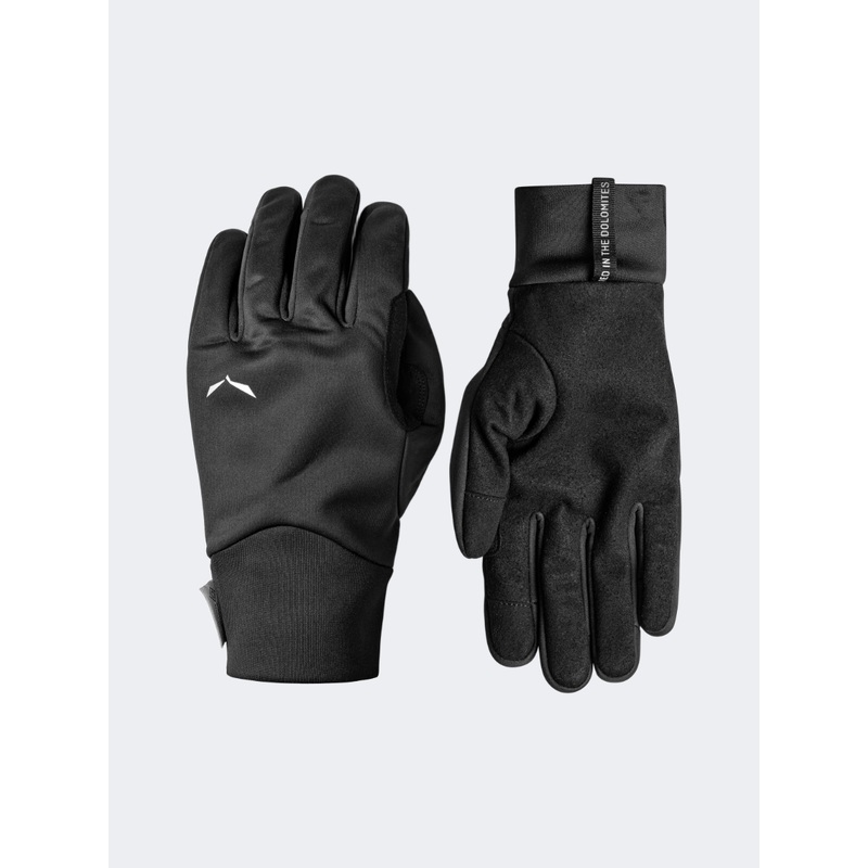 Salewa Ortles Windstopper Epe Grip Unisex Hiking Gloves Black Out