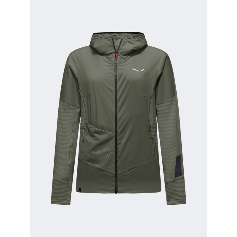 Salewa Pedroc Wind Women Hiking Jacket Faded Green