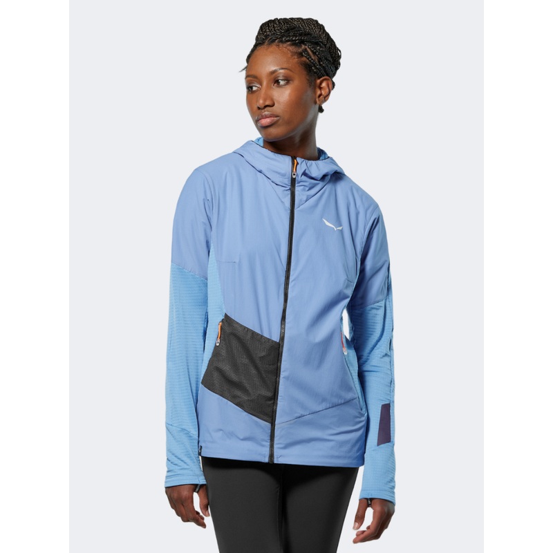 Salewa Pedroc Wind Women Hiking Jacket Morning Blue