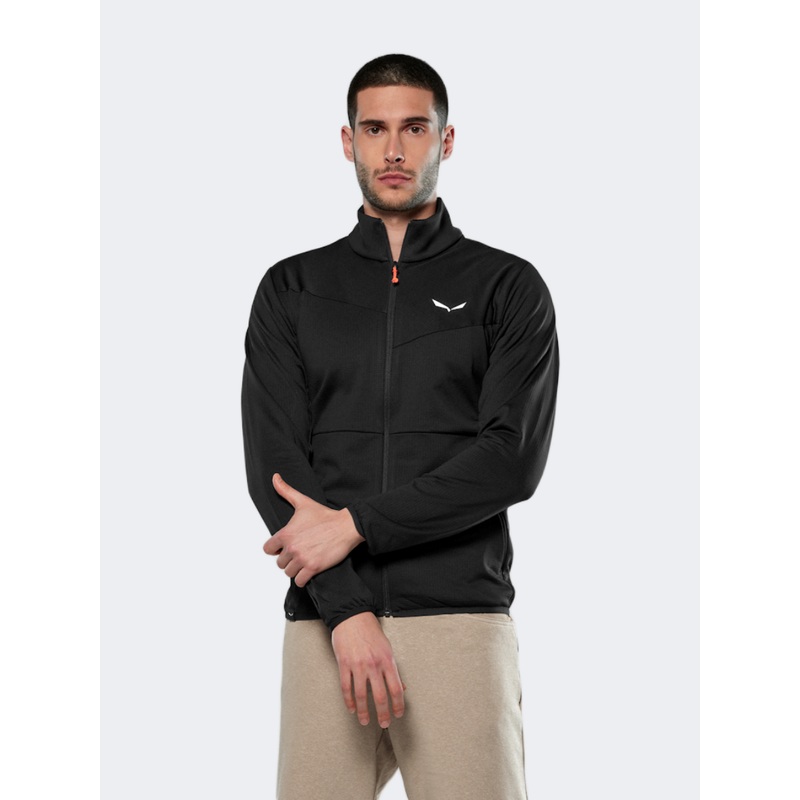 Salewa Puez Cammino Polarlite Men Hiking Jacket Black Out