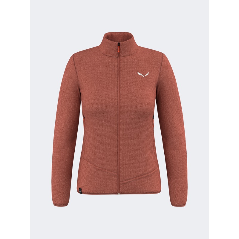 Salewa Puez Rocca Polarlite Women Hiking Jacket Etruscan Red