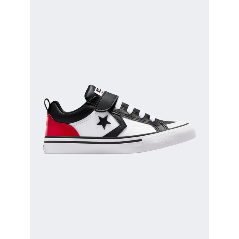 Converse Pro Blaze Strap Kids-Boys Lifestyle Shoes Black/White