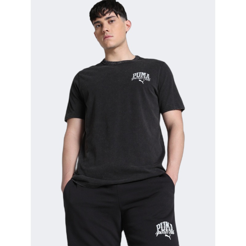 Puma Class Washed Men Lifestyle T-Shirt Black