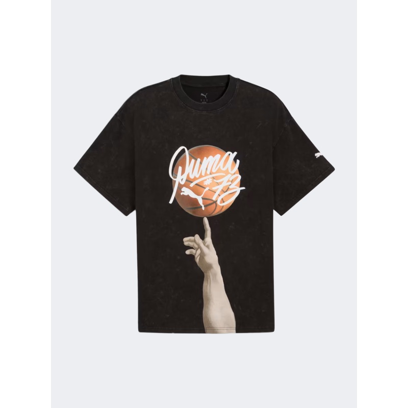 Puma Dylan Exhibit Men Basketball T-Shirt Black