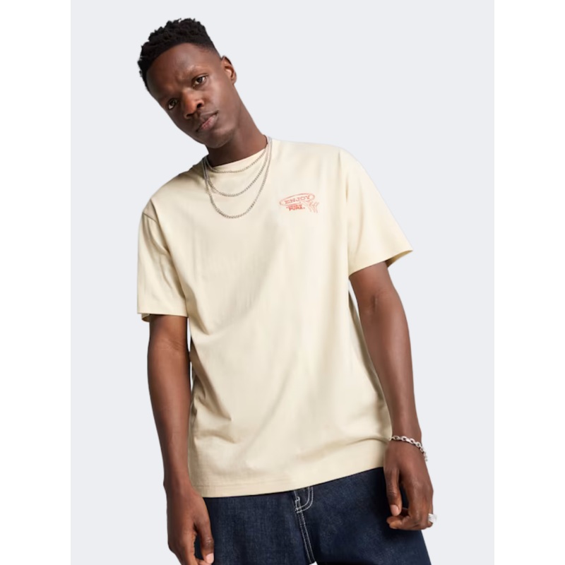 Puma Graphic Men Lifestyle T-Shirt Alpine Snow