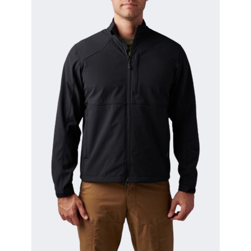 5-11 Brand Nevada Softshell Men Tactical Jacket Black