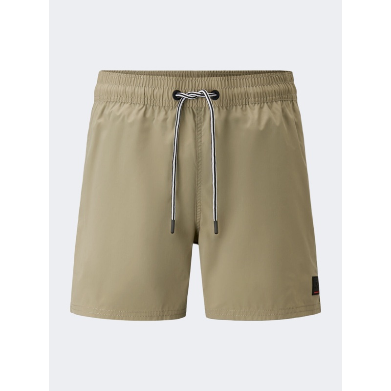 Fire And Ice Nelson2 Men Beach Swim Short Khaki
