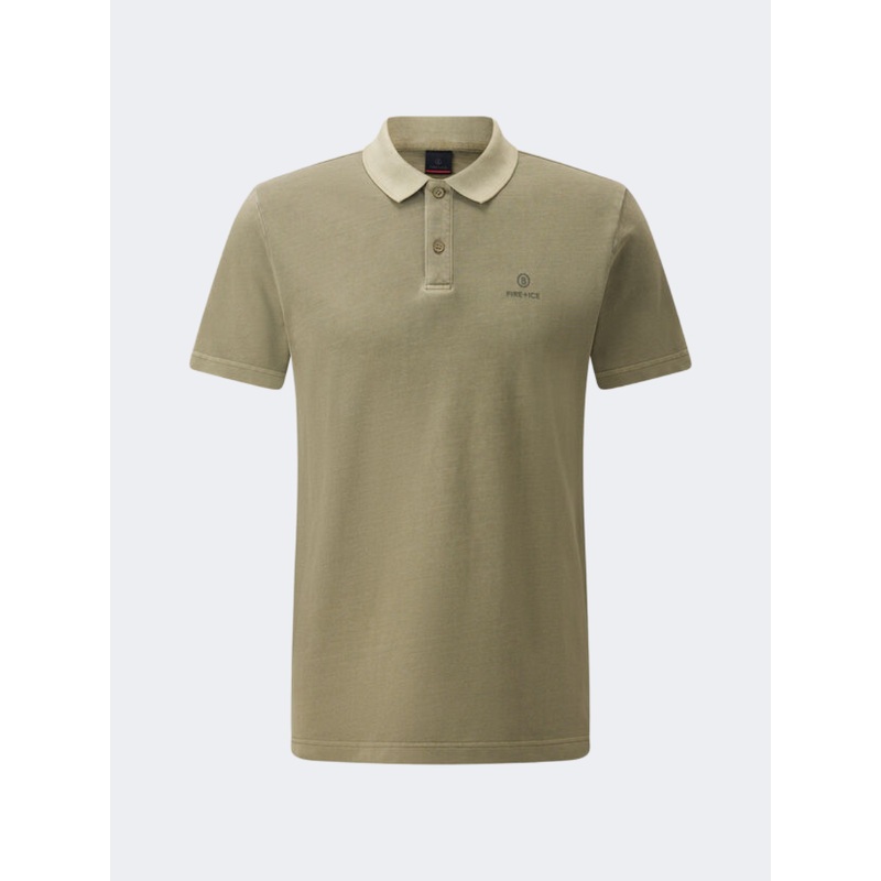 Fire And Ice Ramon Men Lifestyle Polo Short Sleeve Khaki
