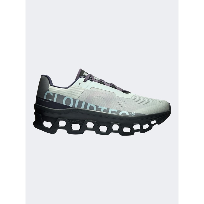 On Cloudmonster 1 Men Running Shoes Glacier/Black