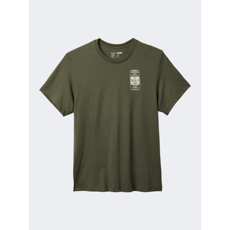 5-11 Battle Rations Men Tactical T-Shirt Ranger Green