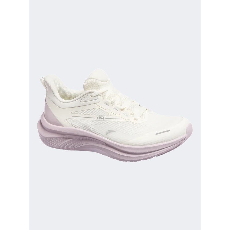 Anta Basic Women Running Shoes Beige/Light Pink