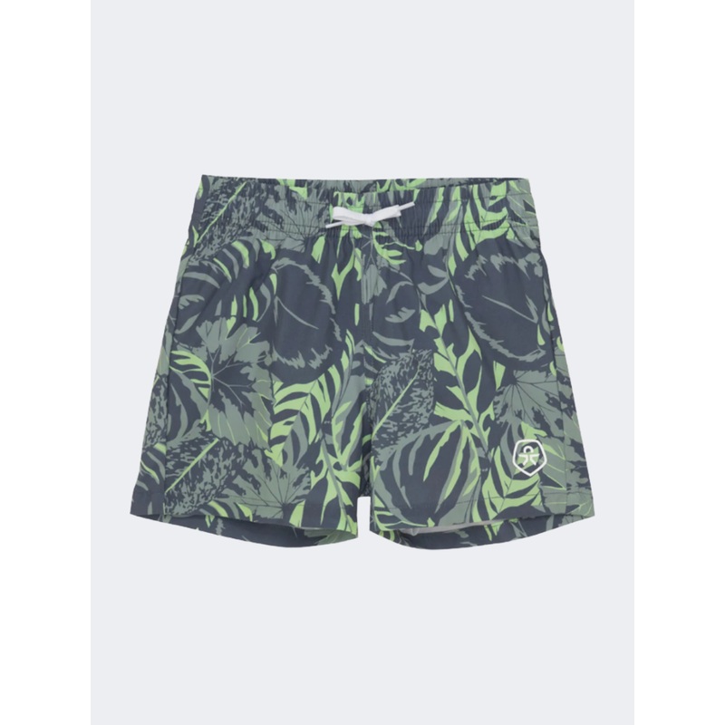 Color Kids Boys Beach Swim Short Green