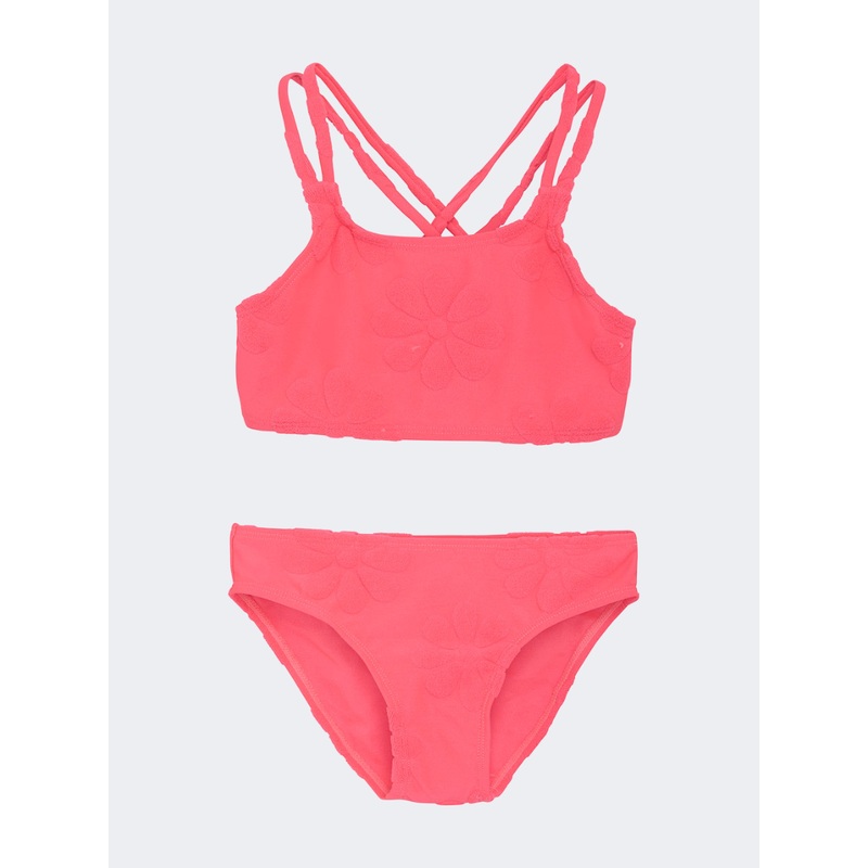 Color Kids Girls Beach Bikini Set Pink