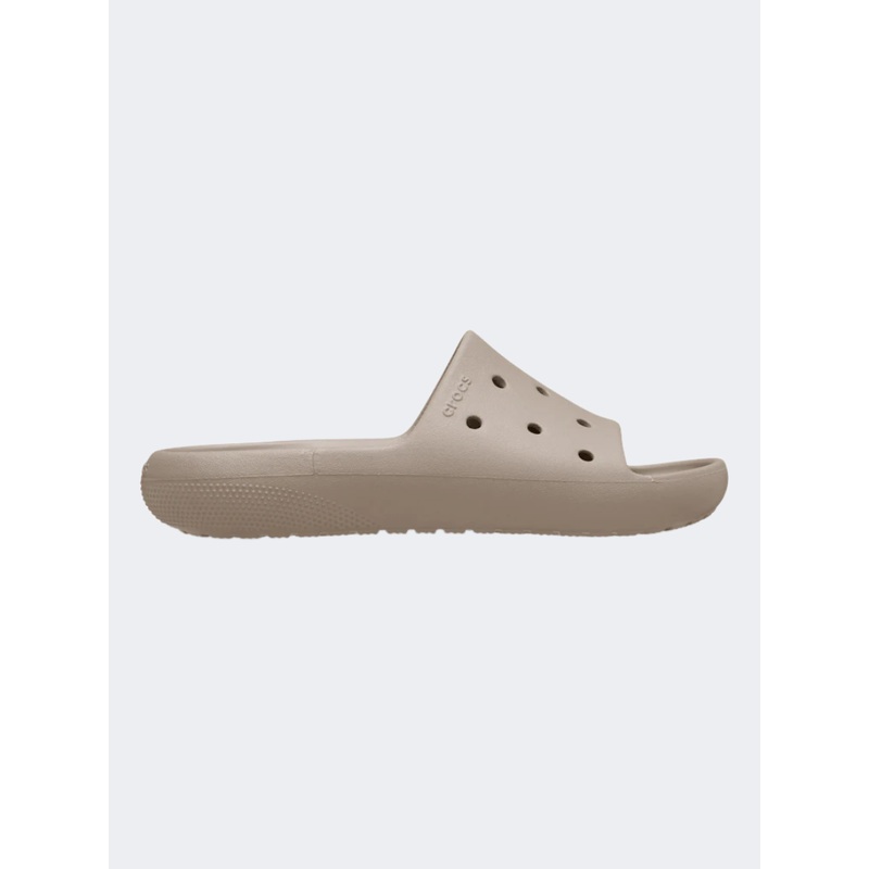 Crocs Classic V2 Unisex Lifestyle Slippers Taupe