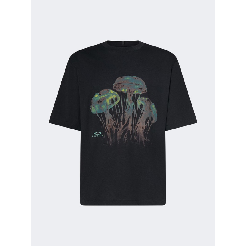 Oakley Jellyfish Men Lifestyle T-Shirt Blackout