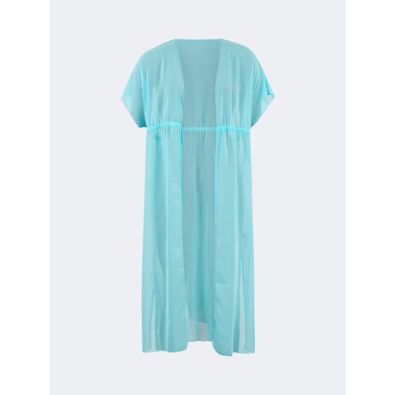 Oil And Gaz Chic Women Beach Cloth Dress Ss Blue