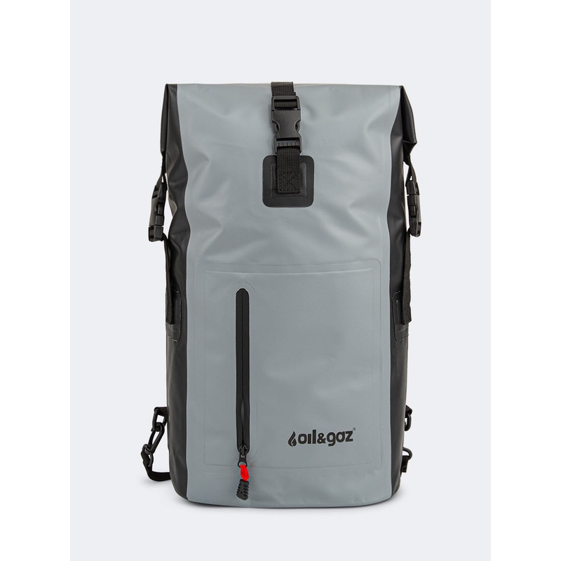 Oil And Gaz Durable Unisex Lifestyle Water Proof Bag Grey