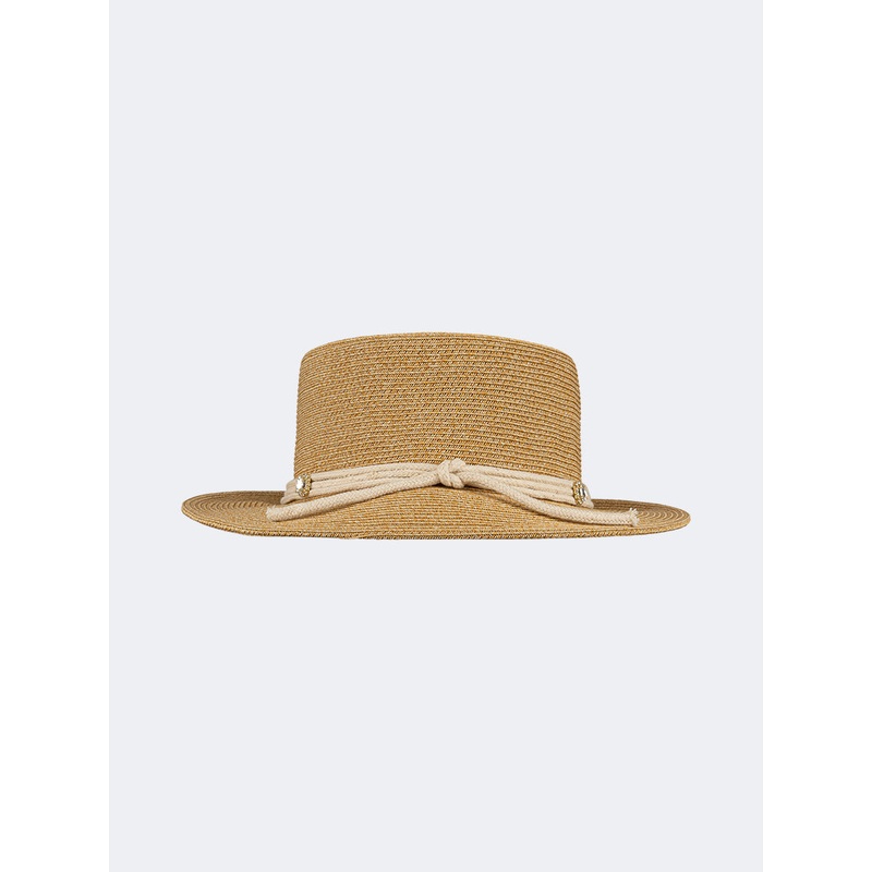 Oil And Gaz Stylish Women Beach Cordobes Hat Beige