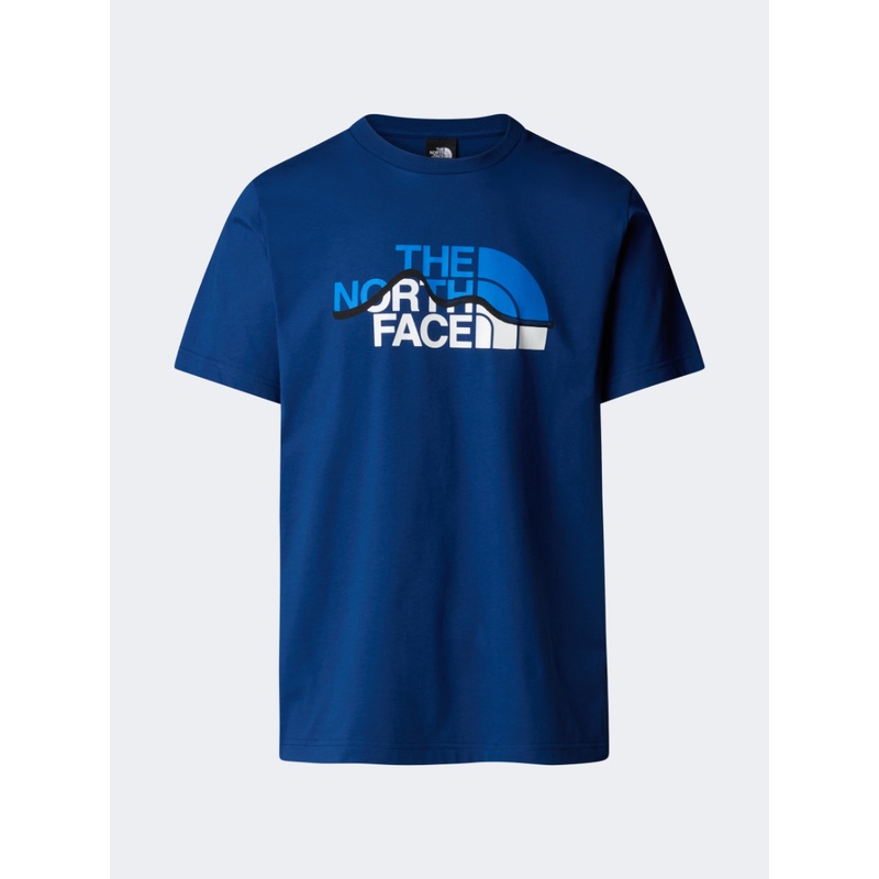 The North Face Mountain Line Men Lifestyle T-Shirt Estate Blue