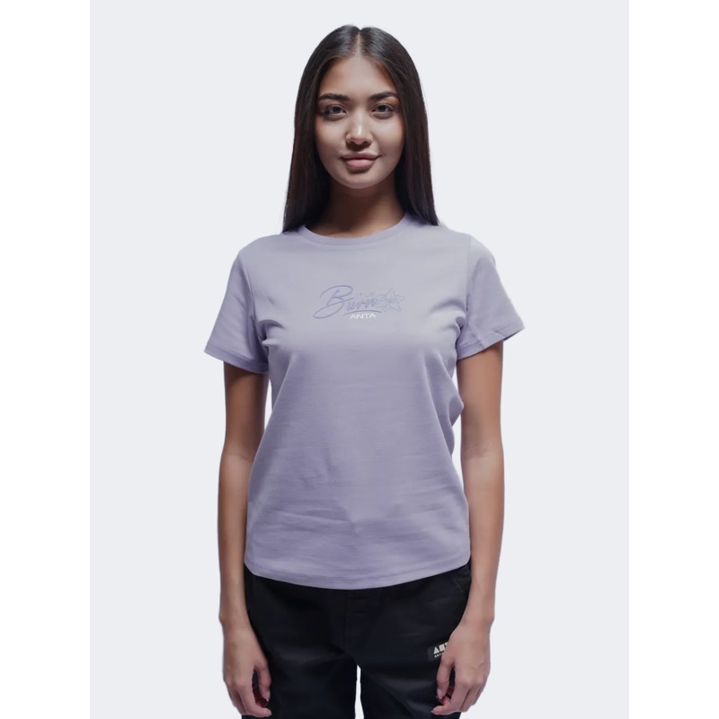 Anta Women Lifestyle T-Shirt Purple