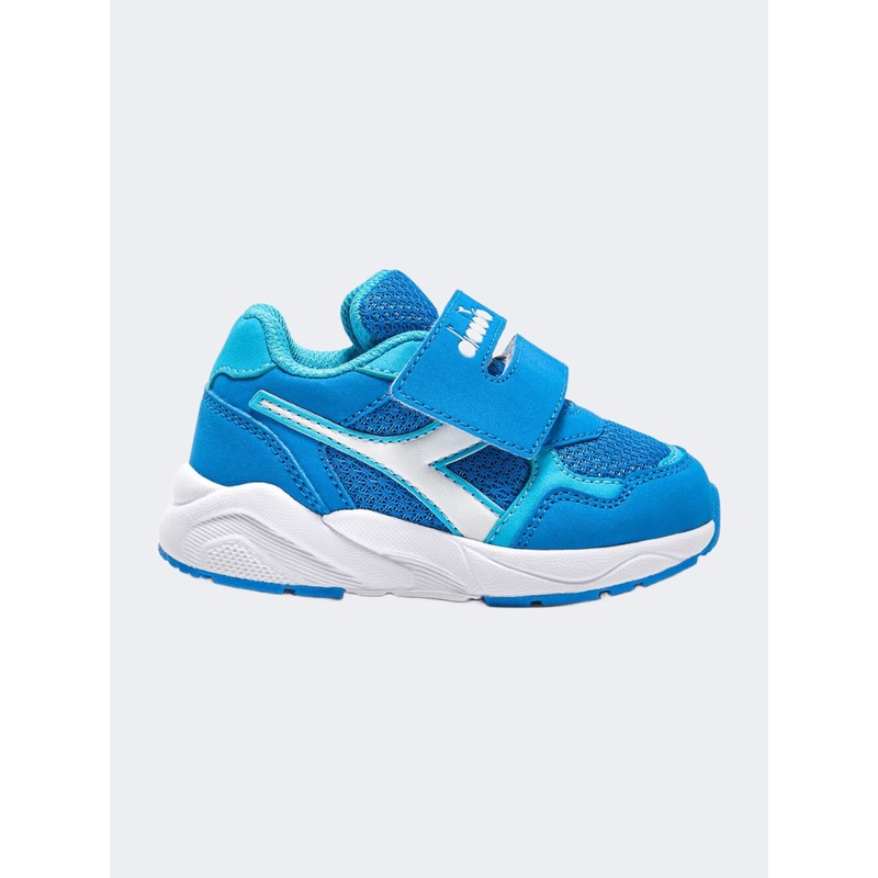 Diadora Falcon 5 I Infant-Boys Running Shoes Blue/White