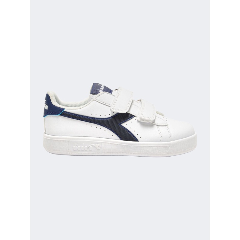 Diadora Game P Camo Ps-Boys Lifestyle Shoes White/Blue Estate