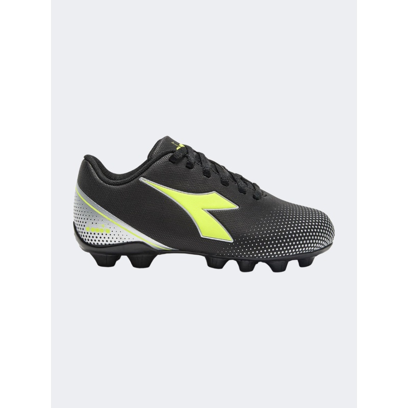 Diadora Pichichi 7 Md Gs-Boys Football Shoes Black/Silver
