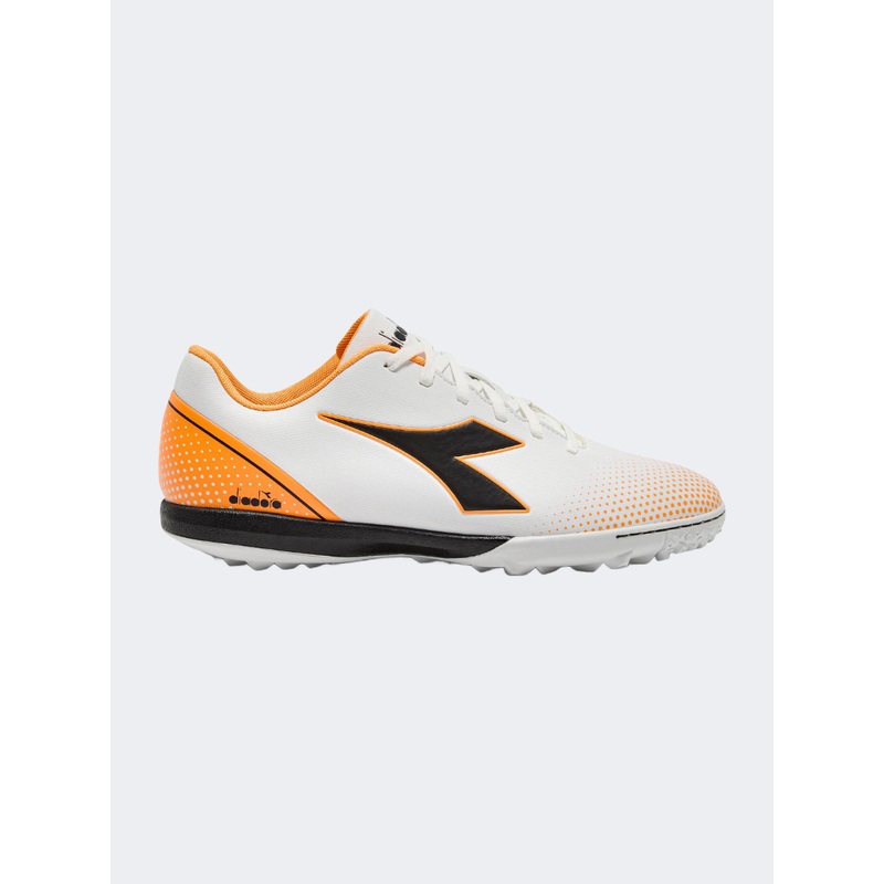 Diadora Pichichi 7 Tfr Men Football Shoes White/Orange Fluo