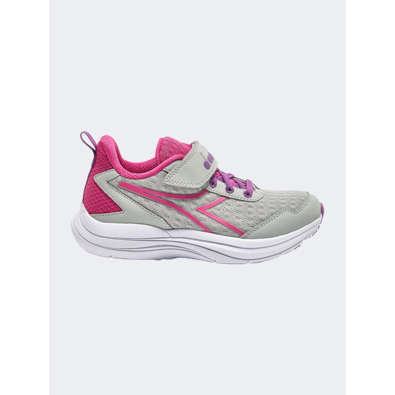 Diadora Snipe 2 Jr Ps-Girls Running Shoes Silver/Pink