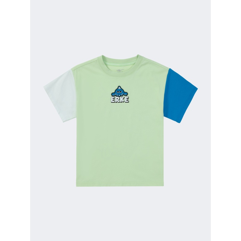 Erke Infant-Boys Lifestyle T-Shirt Light Green