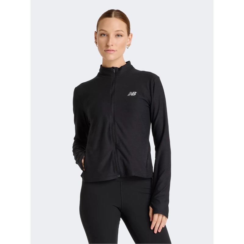 New Balance Space Dye Women Performance Jacket Black