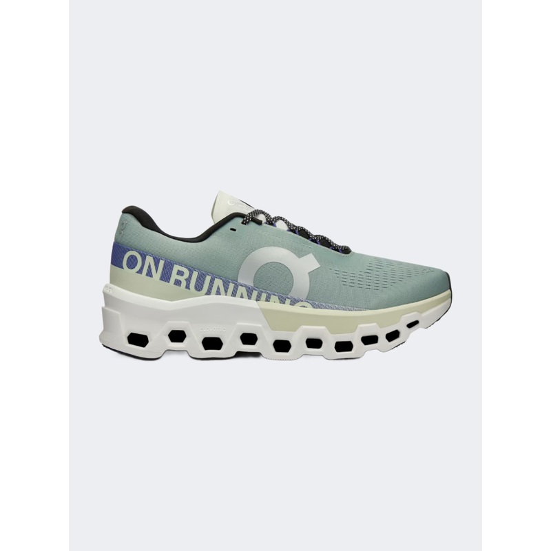 On Cloudmonster 2 Men Running Shoes Mineral/Aloe
