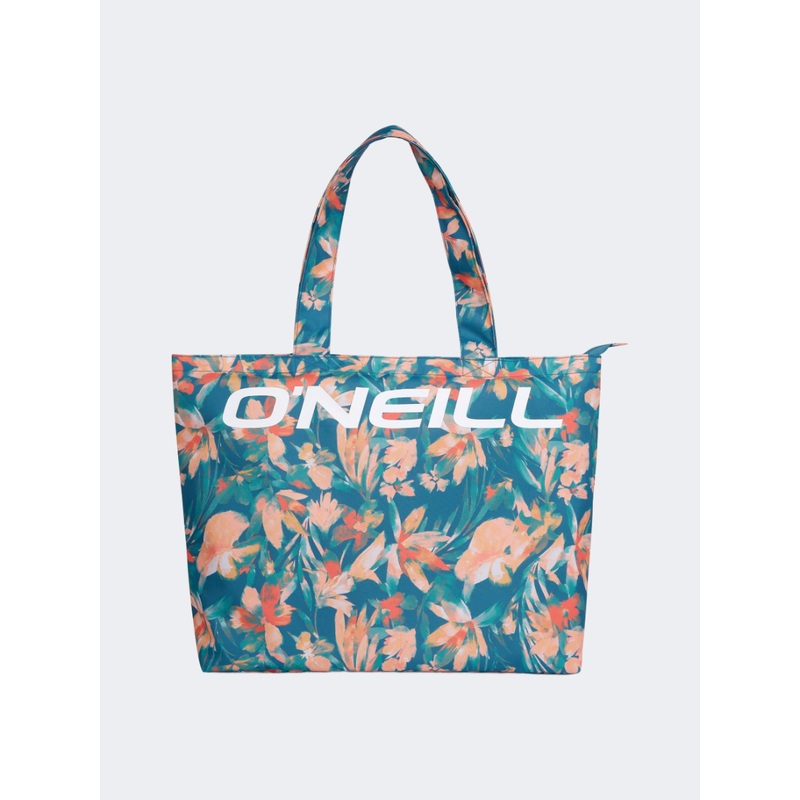 Oneill Coastal Print Tote Women Beach Bag Blue