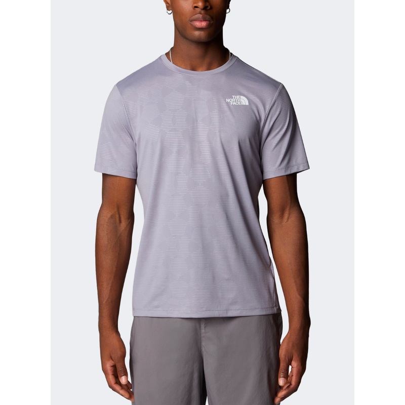 The North Face 24/7 Embossed Men Hiking T-Shirt Pearl Mist