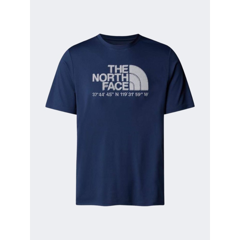 The North Face 24/7 Logo Graphic Regular Men Lifestyle T-Shirt Summit Navy