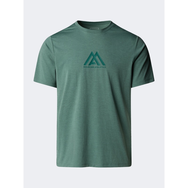 The North Face 24/7 Mountain Athletics Graphic Men Hiking T-Shirt Duck Green Heather