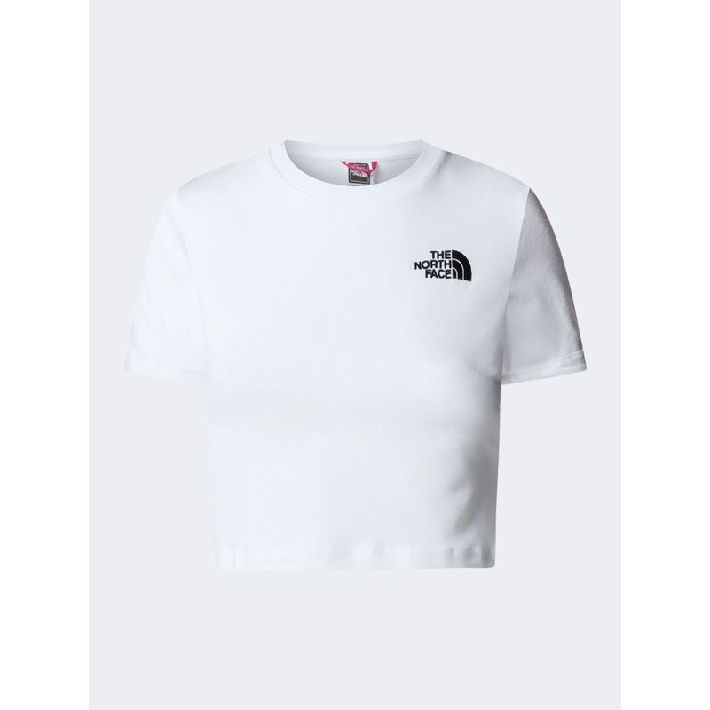 The North Face Essential Cropped Slim Women Lifestyle T-Shirt White