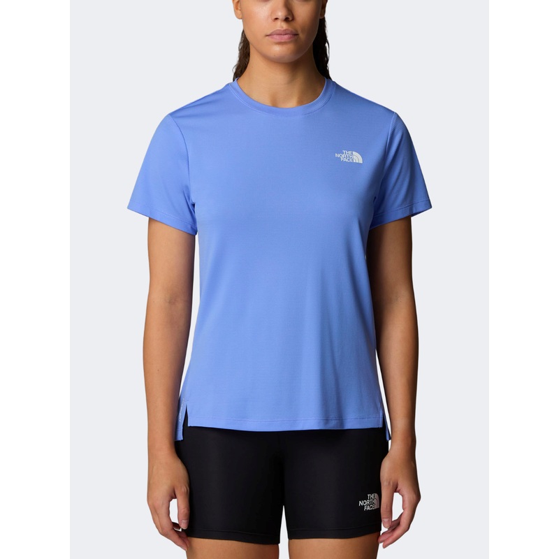 The North Face Flex Regular Graphic Women Hiking T-Shirt Virtual Blue