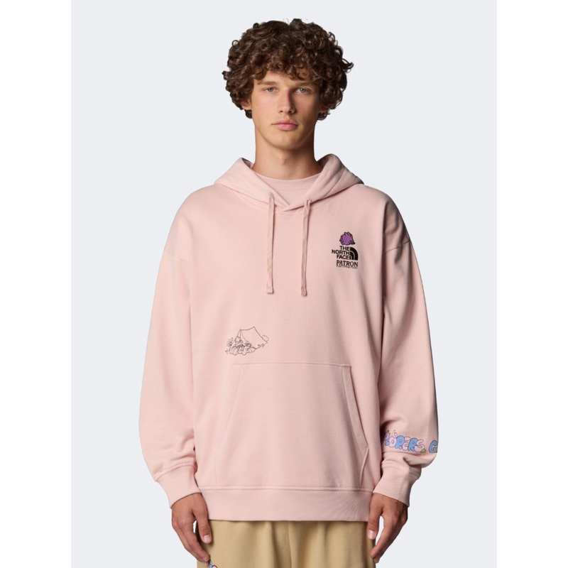 The North Face Mountain Cleanup Oversized Women Lifestyle Hoody Pink Moss