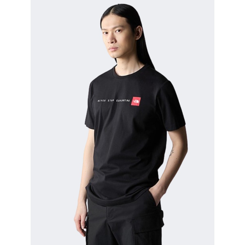 The North Face Never Stop Exploring Men Lifestyle T-Shirt Black/Red