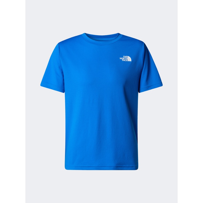 The North Face New 24/7 Boys Lifestyle T-Shirt Hero Blue