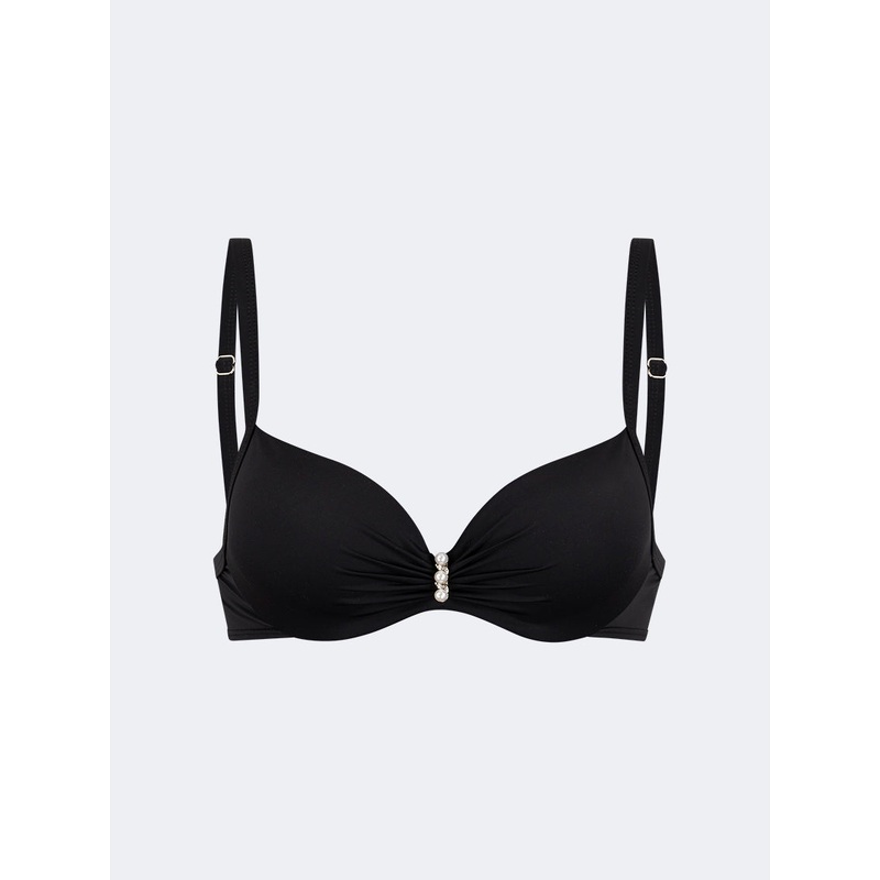 Top Ten Stylish Women Beach Bandeau Bra Black