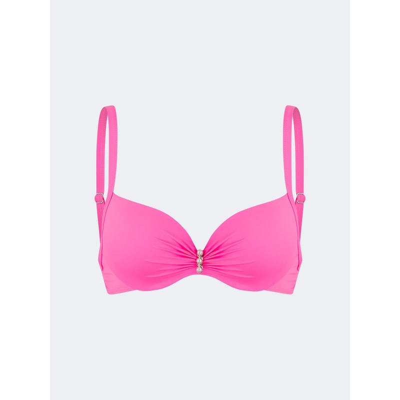 Top Ten Stylish Women Beach Bandeau Bra Fushia